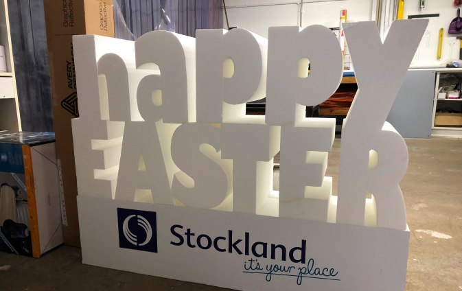 3d foam sign hervey bay