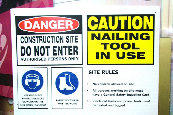 construction site signage rockhampton