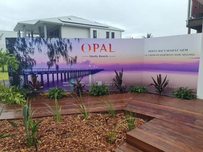 real estate property developer signage hervey bay