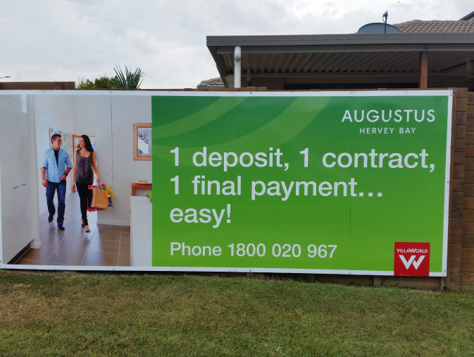 real estate signage hervey bay