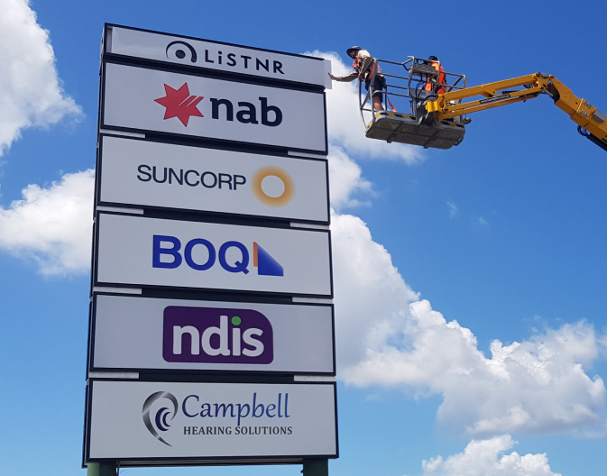 signage install hervey bay