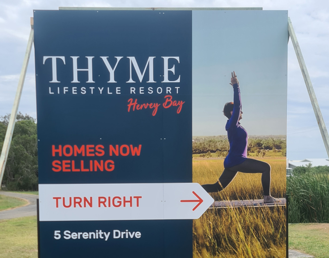 temporary billboard sign rockhampton